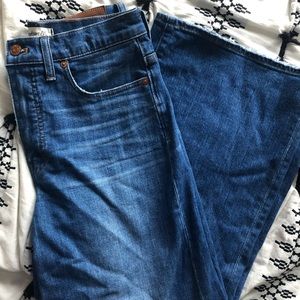 Madewell Wide Leg Crop Jeans